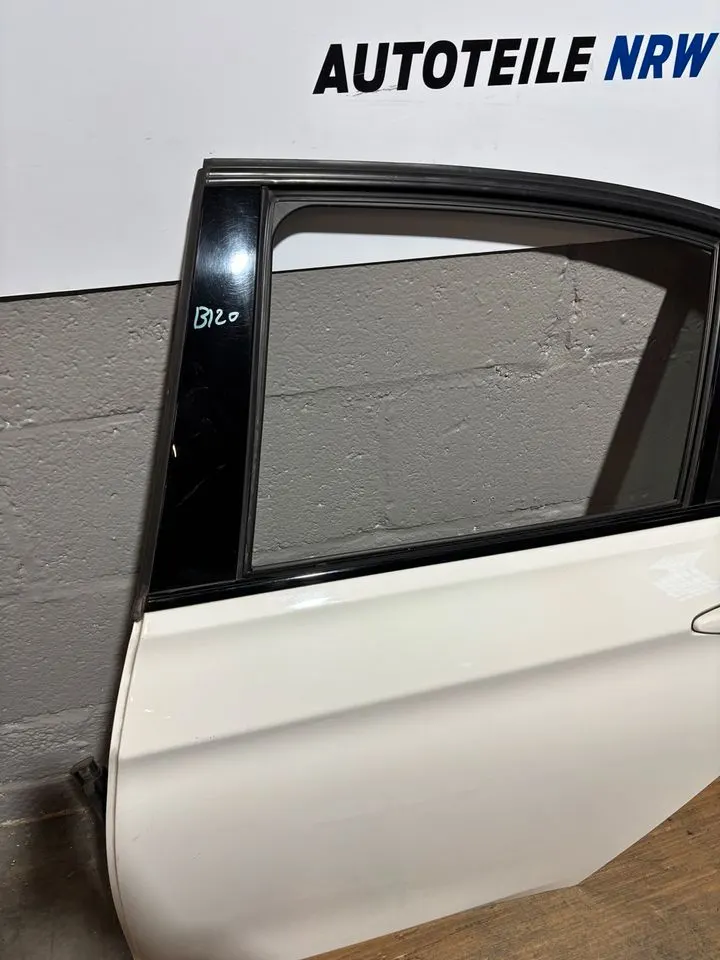 BMW 3er F30 Limousine Tür Hinten Links 300 ALPINWEISS – Bild 2