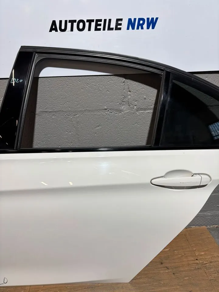 BMW 3er F30 Limousine Tür Hinten Links 300 ALPINWEISS – Bild 6