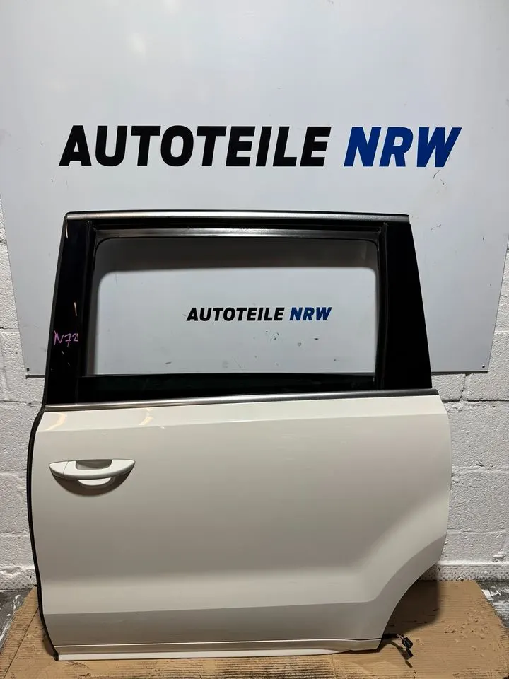 VW Seat Alhambra Sharan 7N Schiebetür Tür Hinten Links LB9A – Bild 1