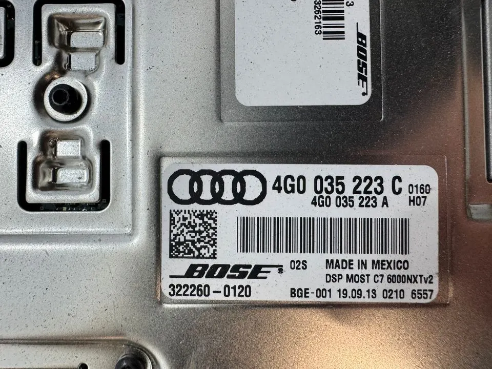 Audi A6 A7 4G C7 Bose Ampli Endstufe Sound Verstärker 4G0035223C – Bild 7