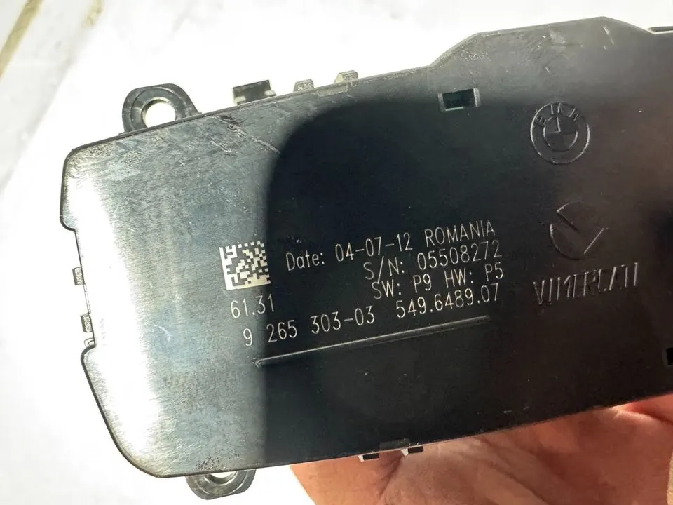 BMW 1er 3er F20 F30 F31 Lichtschalter Licht Bedieneinheit 9265303 – Bild 8