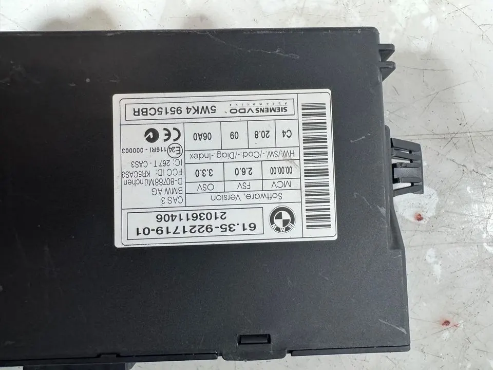 Mini R55 R56 R57 CAS3 Steuergerät Komfortsteuergerät 9221719 – Bild 6