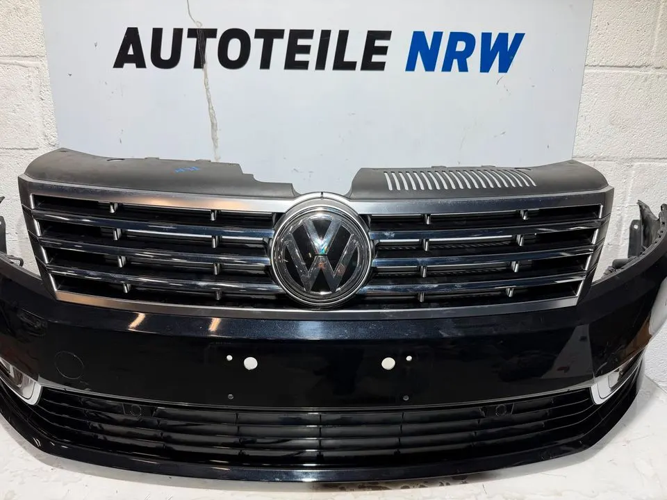 VW Passat CC Facelift Stoßstange Stoßfänger Vorne Komplett LC9X – Bild 3
