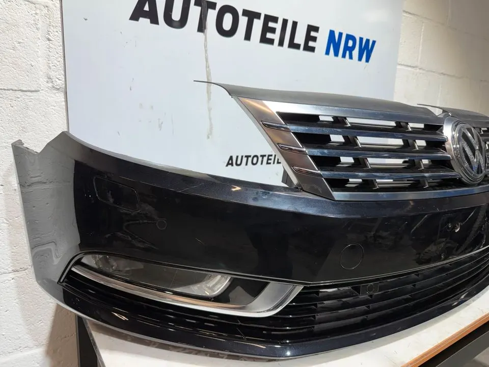 VW Passat CC Facelift Stoßstange Stoßfänger Vorne Komplett LC9X – Bild 8