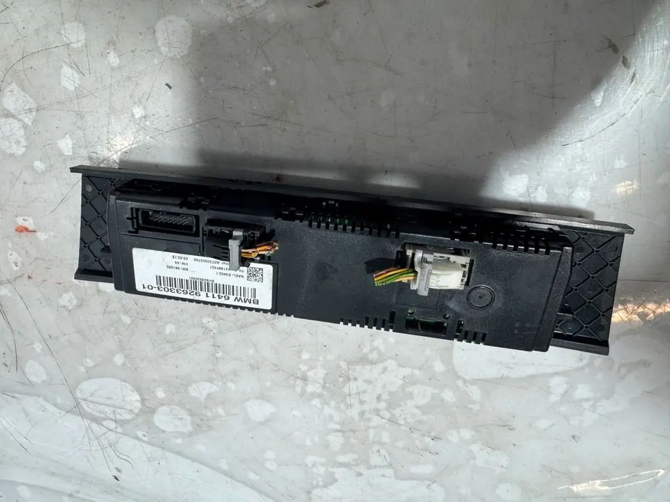 BMW 1er 3er E87 E81 E90 E92 Klimabedienteil Bedienteil 9263303 – Bild 7