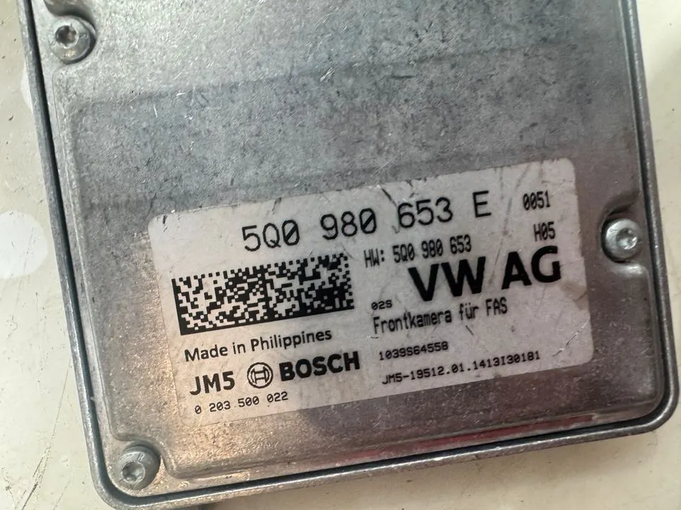 VW Golf 7 VII Spurhalteassistent Kamera Steuergerät 5Q0980653E – Bild 7