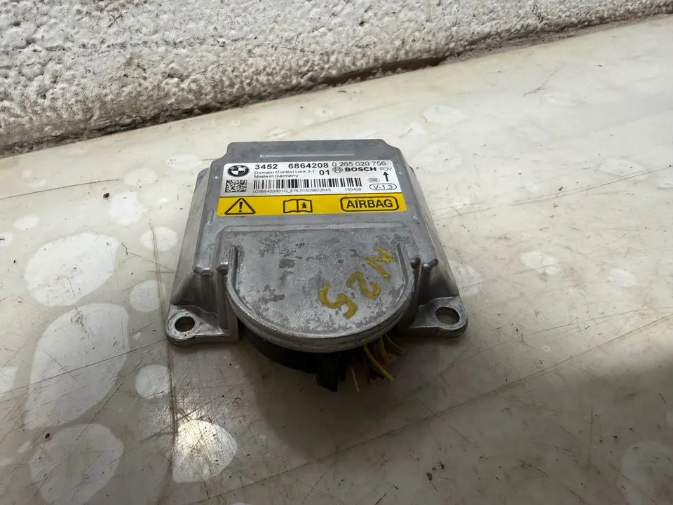 BMW 1er 3er F20 F21 F30 F31 SRS Airbag Steuergerät Modul 6864208 – Bild 3