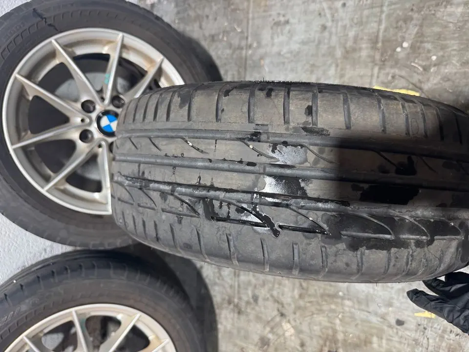 BMW 3er E90 E91 ET31 Alufelgen Felgen 16 Zoll Reifen 6793675 – Bild 7