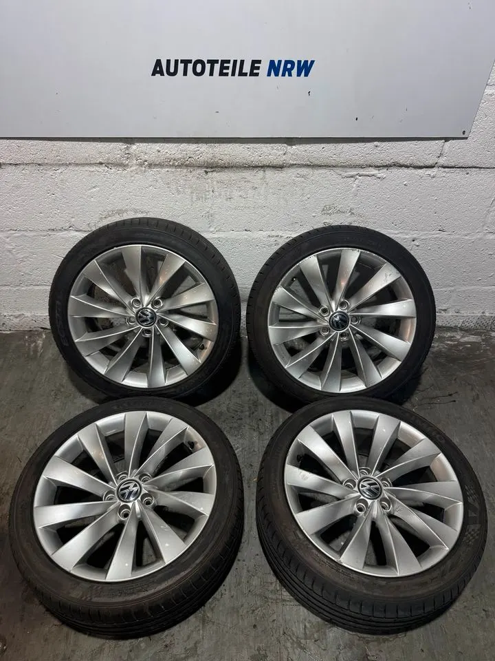 VW Passat B7 CC Scirocco 18 Zoll Felgen 235/40 ET41 3C8601025D – Bild 2
