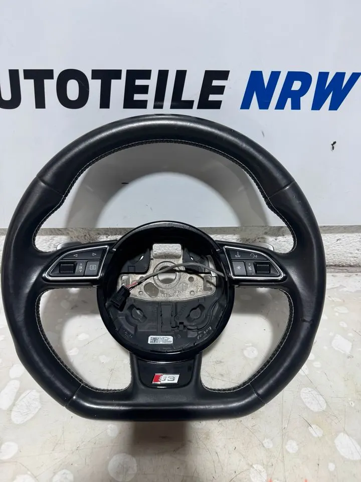 Audi S3 A3 8V Sportlenkrad F1 Lenkrad MFL Tasten 8V0419091J – Bild 3