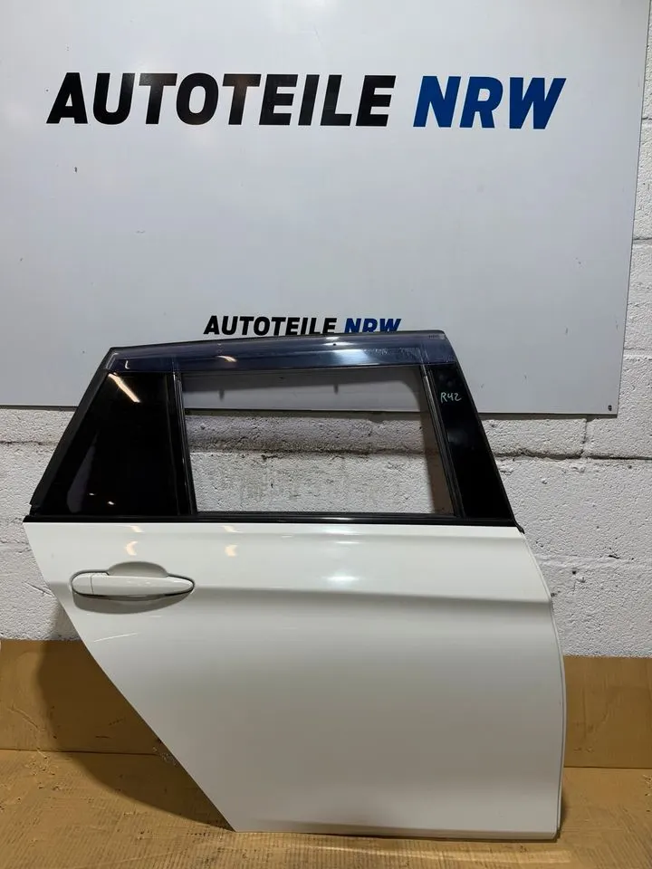 BMW 3er F31 Touring Tür Hinten Rechts Komplett 300 ALPINWEISS – Bild 1