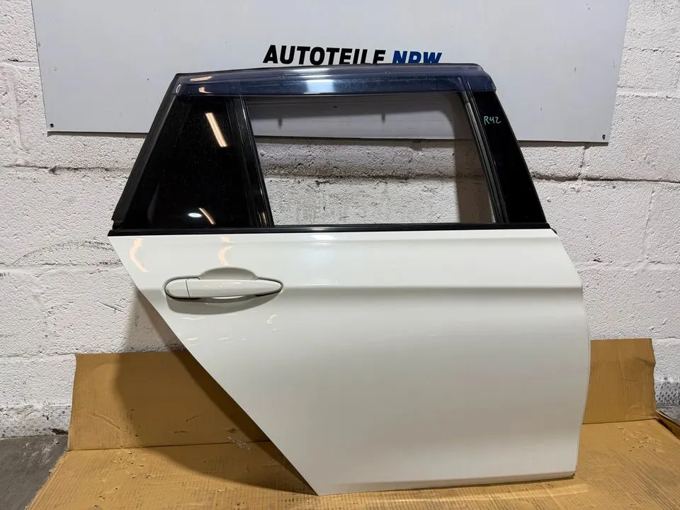 BMW 3er F31 Touring Tür Hinten Rechts Komplett 300 ALPINWEISS – Bild 2