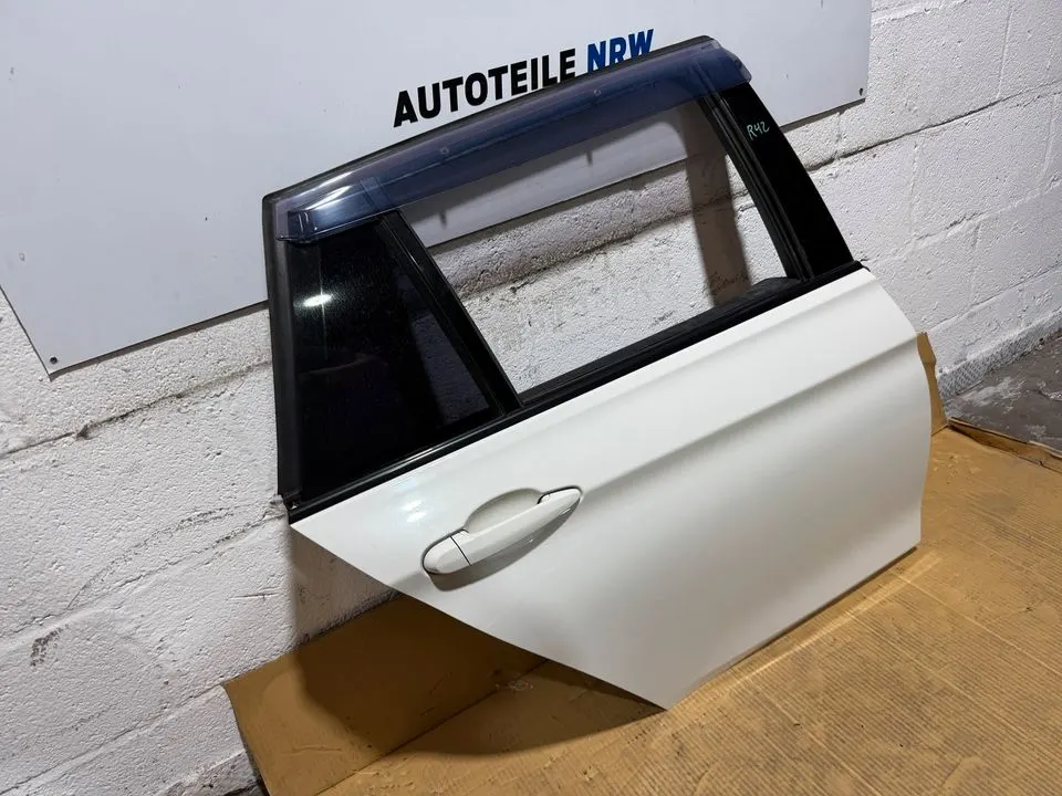 BMW 3er F31 Touring Tür Hinten Rechts Komplett 300 ALPINWEISS – Bild 8