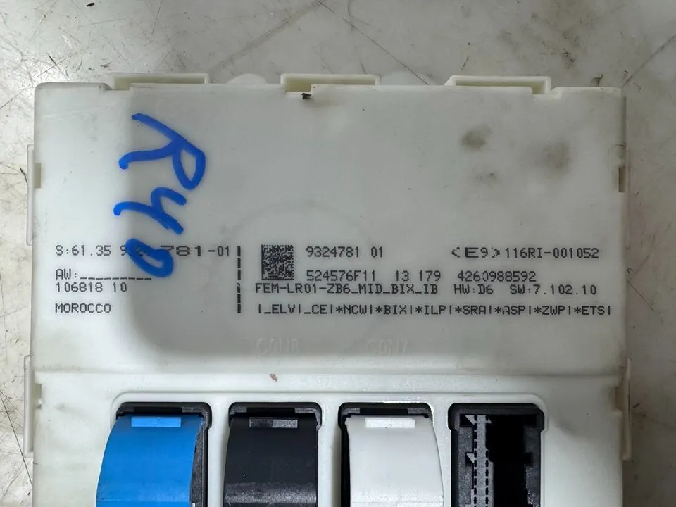 BMW 1er 3er F20 F30 Komfortsteuergerät FEM Steuergerät 9324781 – Bild 4