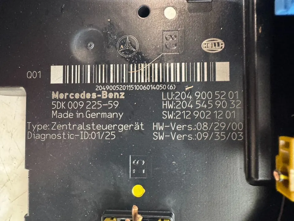 Mercedes W204 W212 Sam Modul Zentralsteuergerät 2049005201 – Bild 6