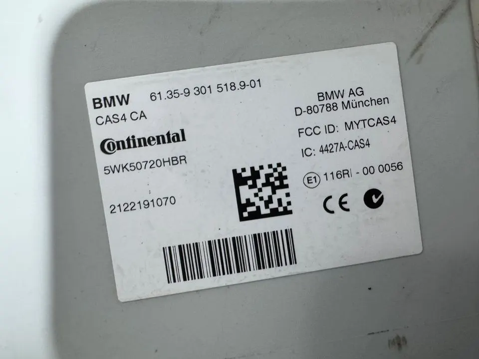 BMW 5er 7er F10 F11 F01 F02 CAS4 Modul Steuergerät 9293391 – Bild 5