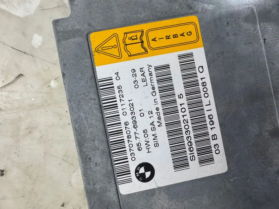 BMW 7er E65 E66 E67 Airbag Steuergerät SRS Modul 6933021 – Bild 5