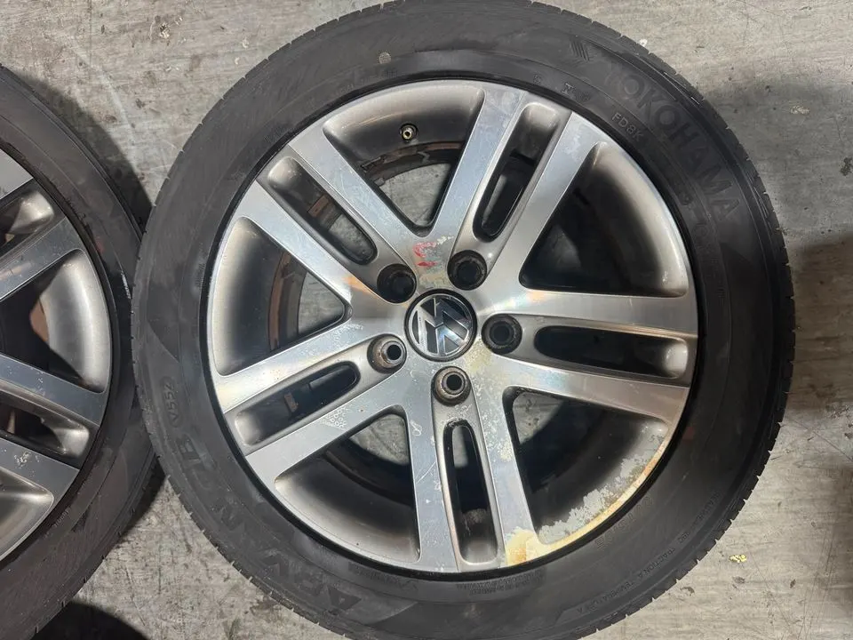 VW Golf 5 V 6 VI 16 Zoll Felgen ET50 Alufelgen Reifen 1K0601025BM – Bild 6
