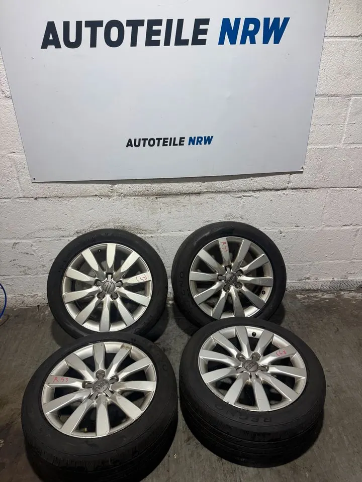 Audi A4 B8 8K Alufelgen Felgen Reifen 245/45 17 Zoll 8K0601025C – Bild 1