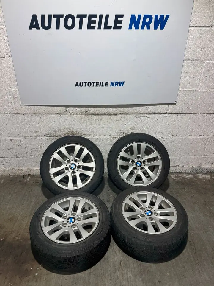 BMW 3er E90 E91 ET34 Alufelgen Felgen 16 Zoll Reifen 6775595 – Bild 1