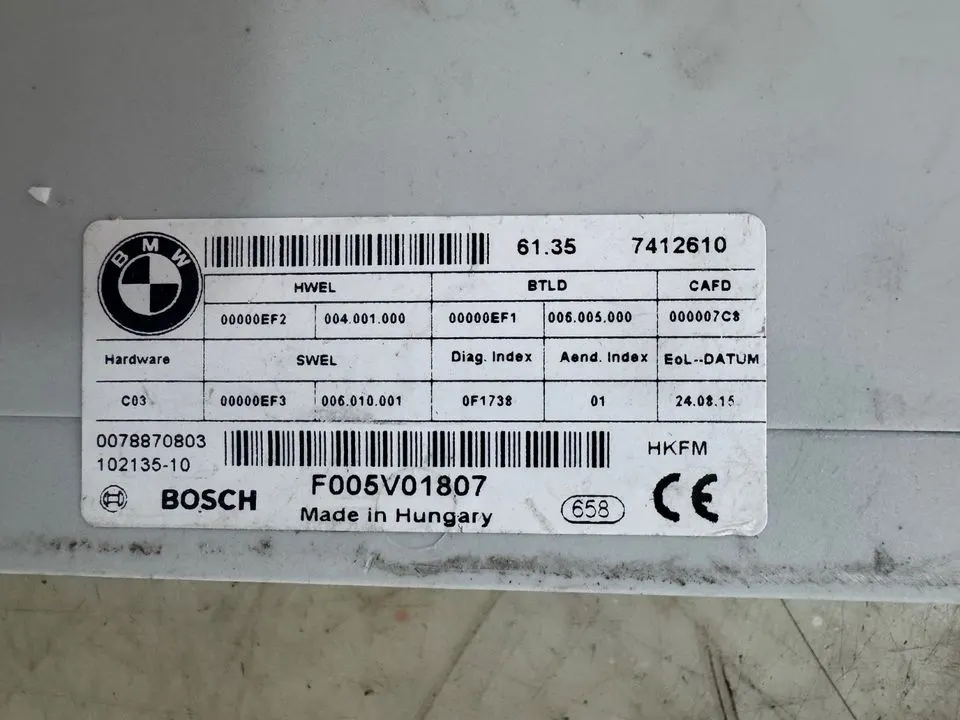 BMW 2er F45 F46 Elektrische Heckklappe Steuergerät 7412610 – Bild 5