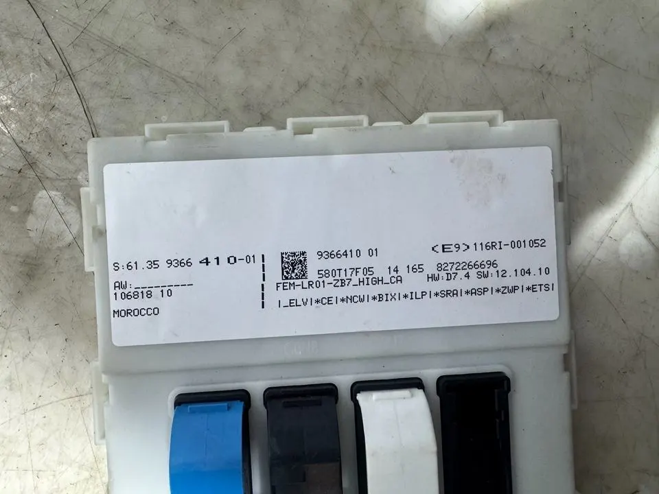 BMW 1er 3er F20 F30 Komfortsteuergerät FEM Steuergerät 9366410 – Bild 4