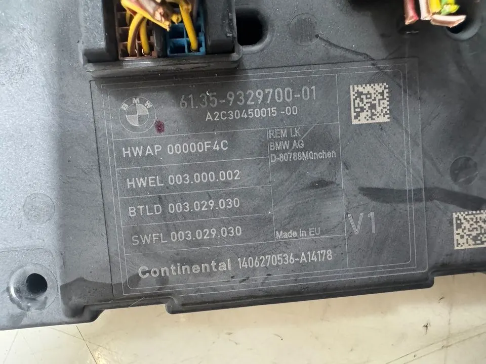 BMW 1er 3er F20 F30 REM Komfort Steuergerät Modul Hinten 9329700 – Bild 4