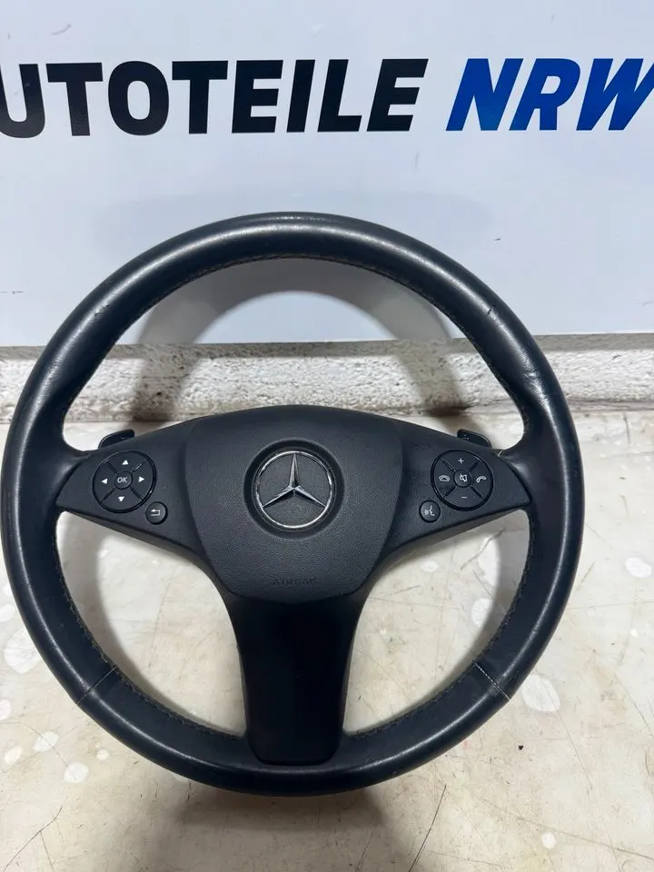 Mercedes C-Klasse W204 S204 F1 Lenkrad Lederlenkrad MFL Tasten – Bild 5