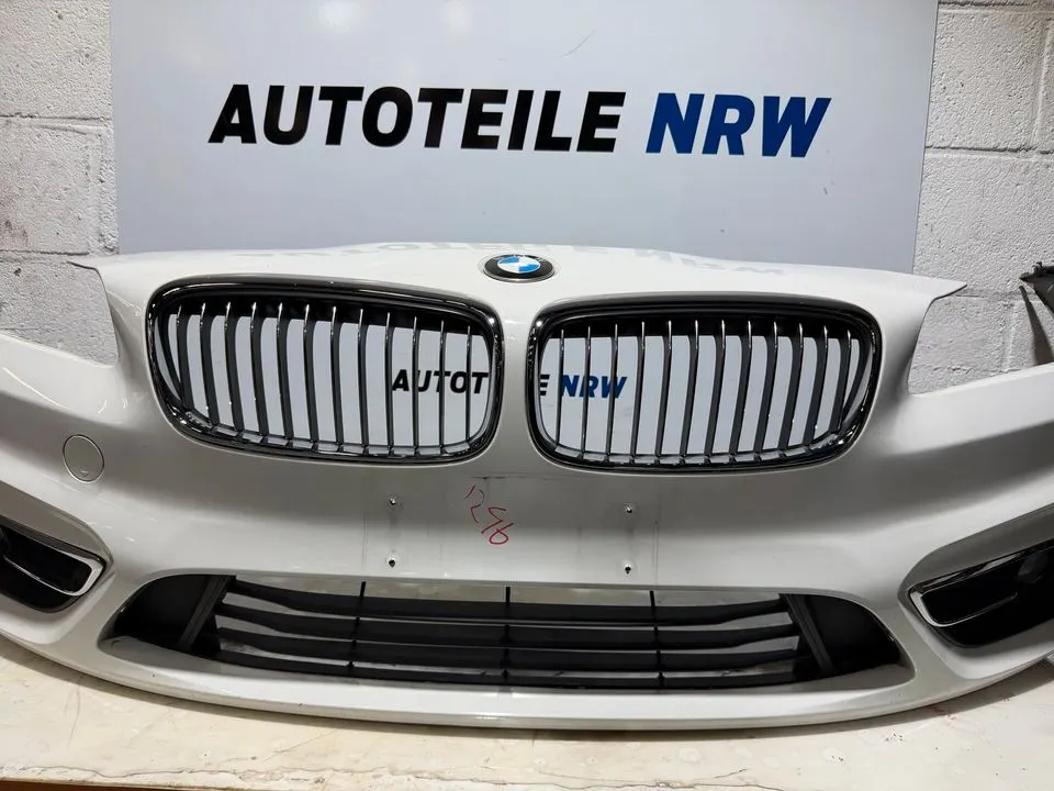BMW 2er F45 F46 Stoßstange Stoßfänger Vorne Komplett 300 – Bild 2
