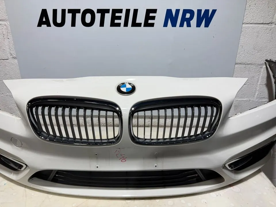 BMW 2er F45 F46 Stoßstange Stoßfänger Vorne Komplett 300 – Bild 3