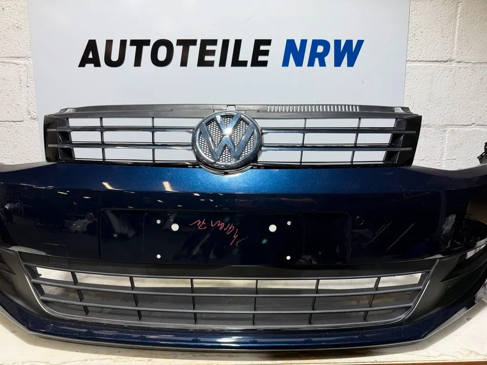 VW Sharan 7N Stoßstange Stoßfänger Schürze Vorne Komplett LH5X – Bild 2