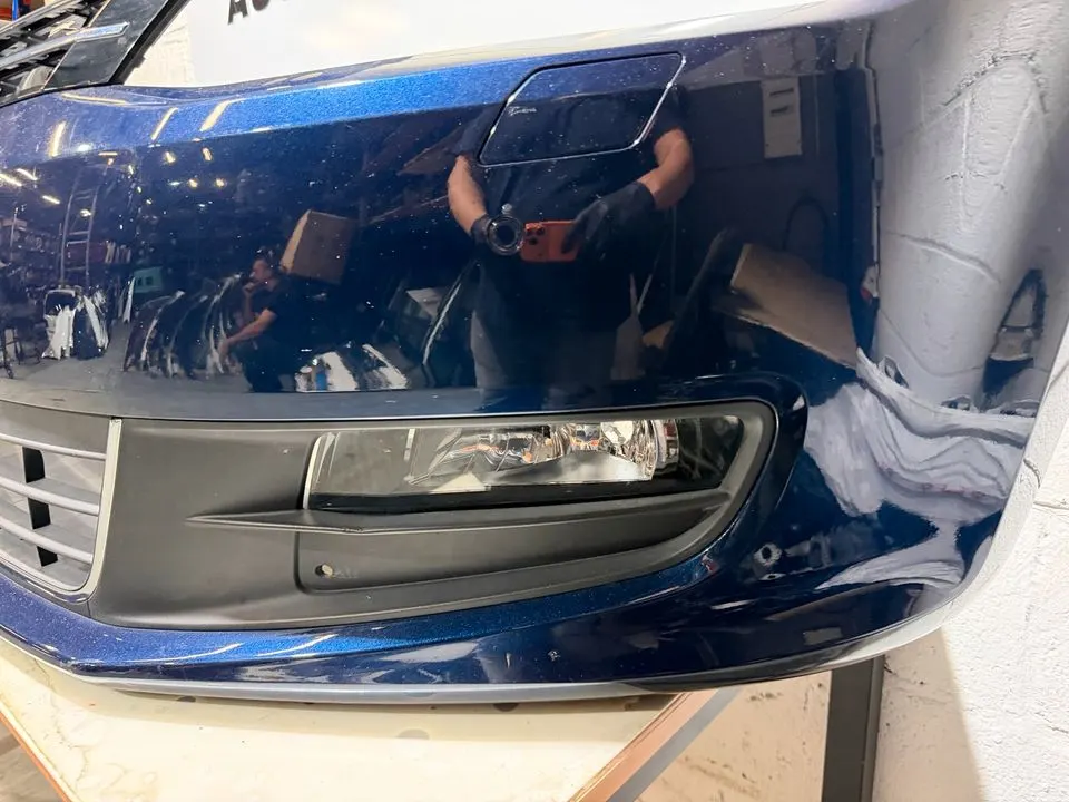 VW Sharan 7N Stoßstange Stoßfänger Schürze Vorne Komplett LH5X – Bild 6