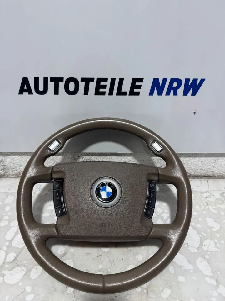 BMW 7er E65 E66 Multifunktion Lenkrad Lederlenkrad MFL Tasten – Bild 1