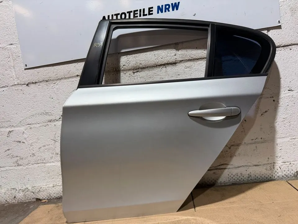 BMW 1er E87 Tür Hinten Links Komplett 354 Titansilber – Bild 2