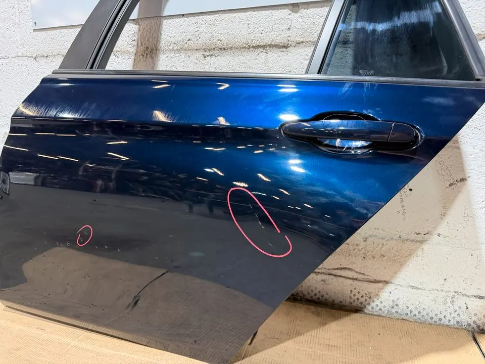 BMW 3er F31 Touring Tür Hinten Links Komplett A89 Imperialblau – Bild 4