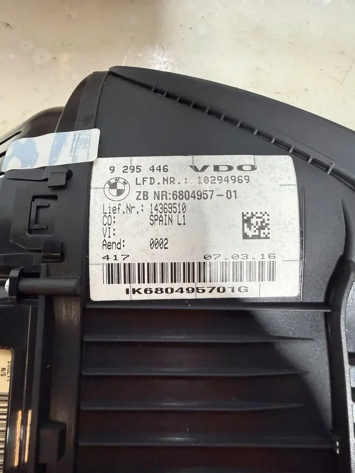 BMW 2er F45 F46 Tacho Tachometer Kombiinstrument 9295446 6804957 – Bild 8