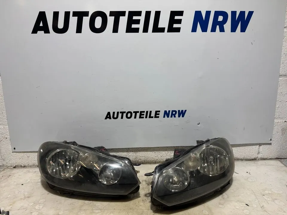 VW Golf 6 VI Halogenscheinwerfer Scheinwerfer Vorne Rechts Links – Bild 1