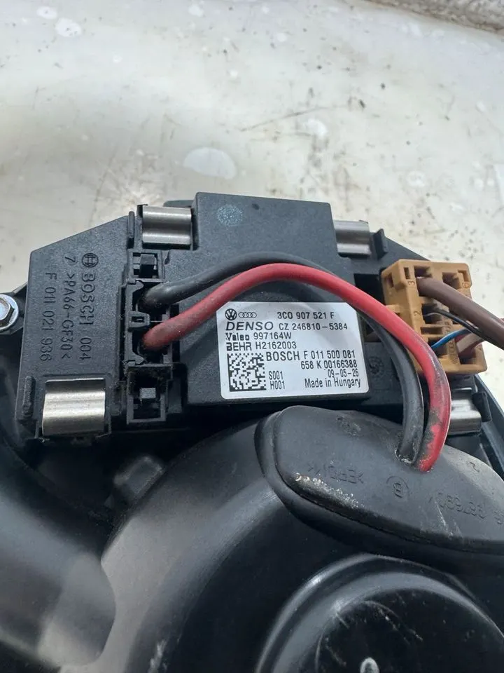 VW Audi Golf Touran A3 Gebläseregler Gebläsemotor 3C0907521F – Bild 4