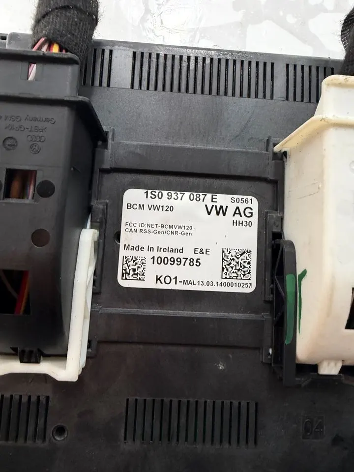 VW Seat Skoda UP! Mii Citigo BCM Steuergerät Bordnetz 1S0937087E – Bild 3