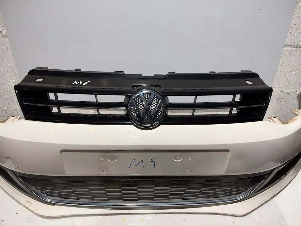 VW Polo 6R Stoßstange Stoßfänger Frontschürze Vorne Komplett LB9A – Bild 3