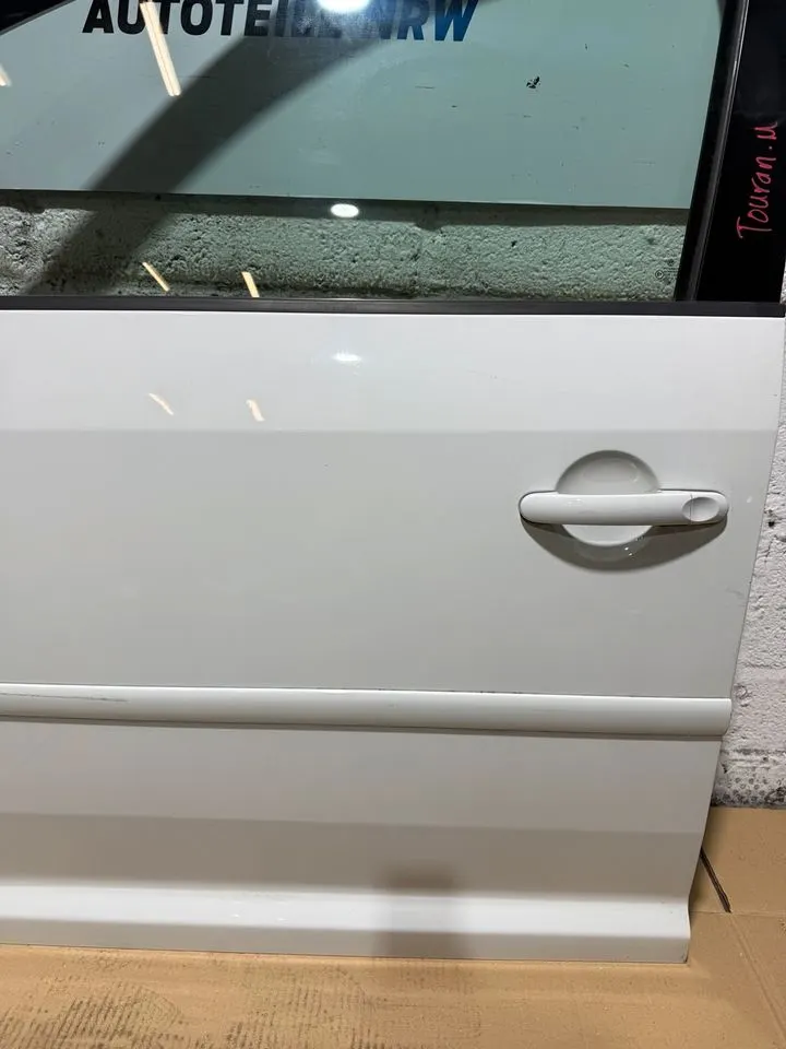 VW Touran 1T 1T1 1T2 1T3 Fahrertür Tür Vorne Links KOMPLETT LB9A – Bild 5