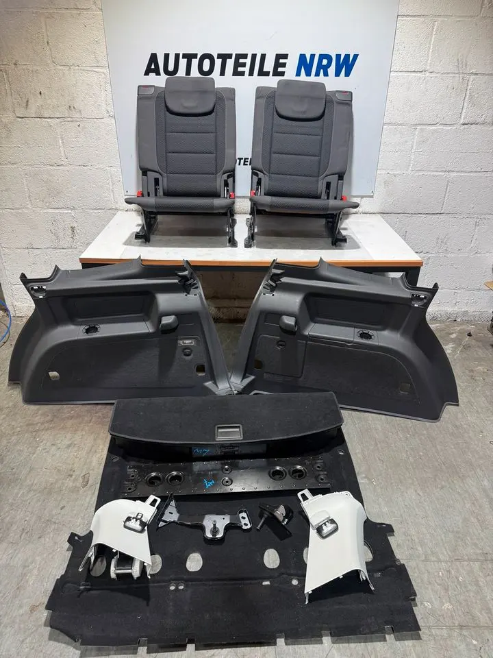 VW Touran 1T3 GP2 3.Reihe 3 Sitzreihe Rücksitzbank Sitze Hinten – Bild 1