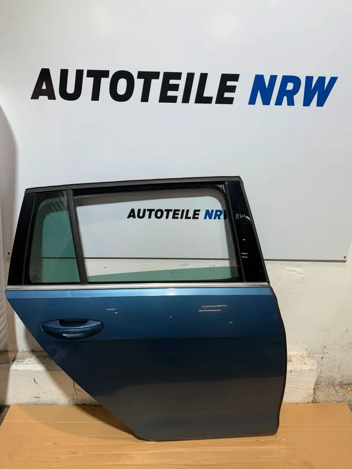VW Golf 7 VII Variant Tür Hinten Rechts Komplett LA5J – Bild 1