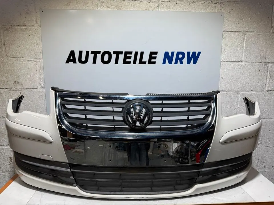 VW Touran 1T2 GP1 Stoßstange Stoßfänger Vorne Komplett LB9A – Bild 1
