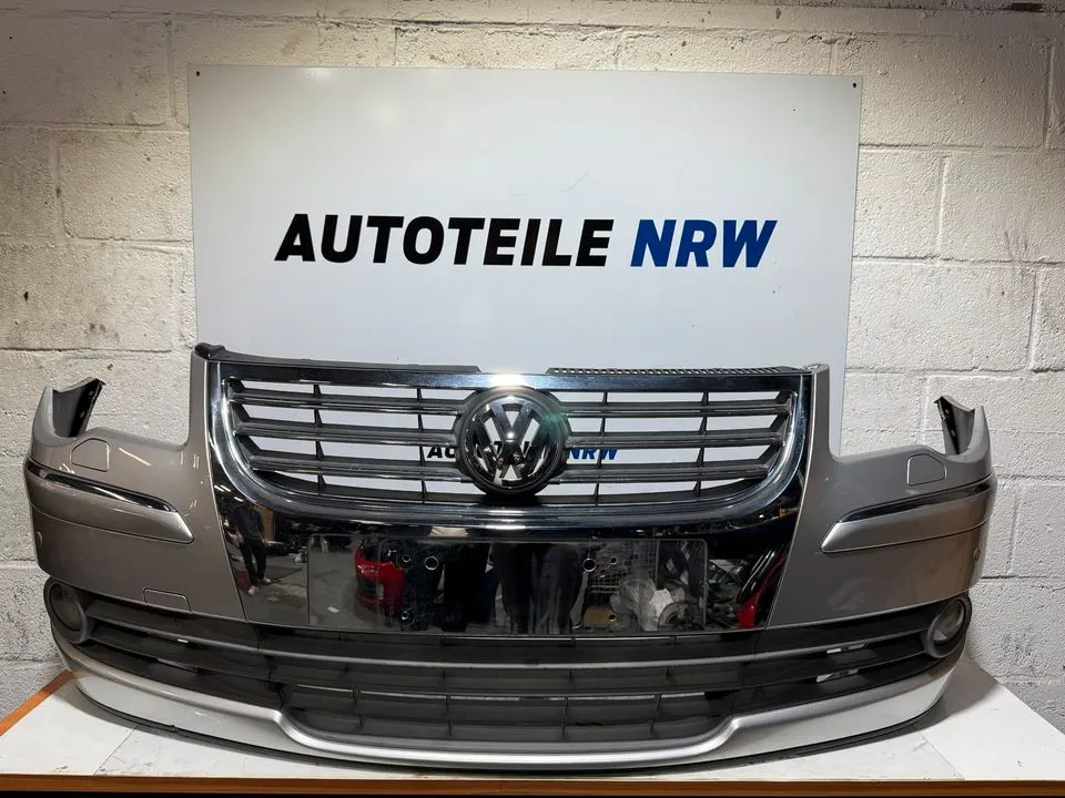 VW Touran 1T2 GP1 Stoßstange Stoßfänger Vorne Komplett LA7W – Bild 1