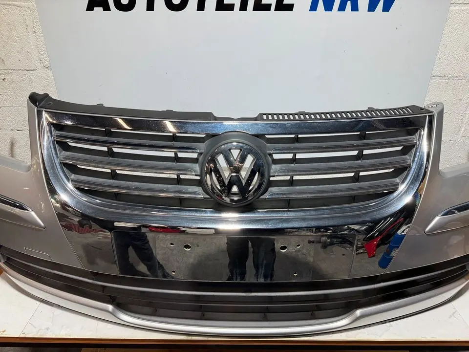 VW Touran 1T2 GP1 Stoßstange Stoßfänger Vorne Komplett LA7W – Bild 3