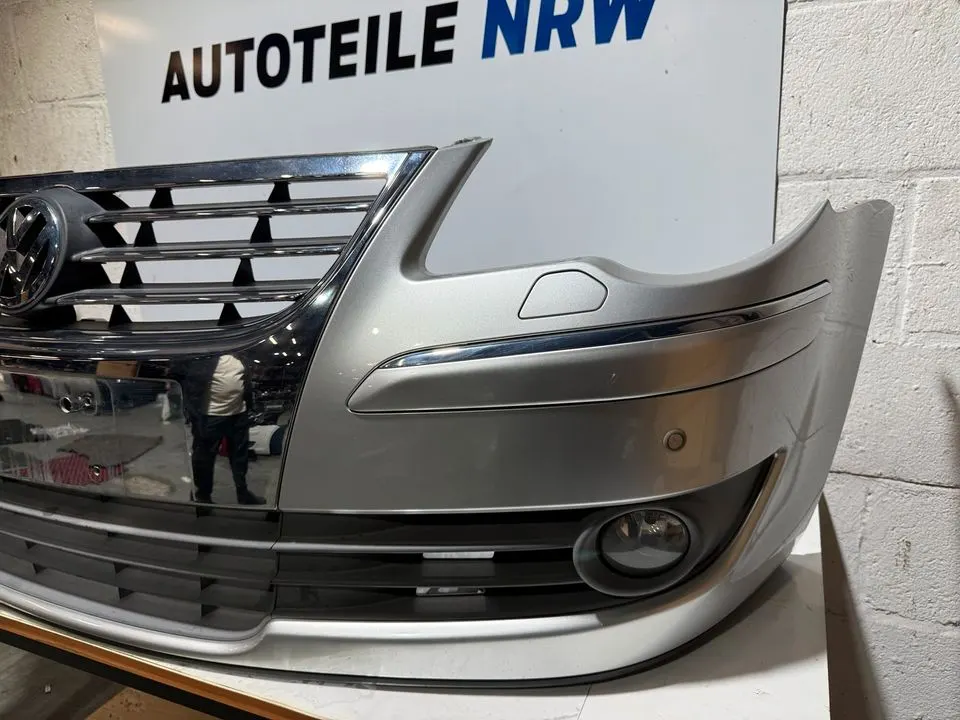 VW Touran 1T2 GP1 Stoßstange Stoßfänger Vorne Komplett LA7W – Bild 4